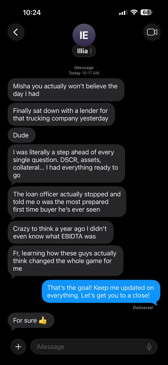 Client message